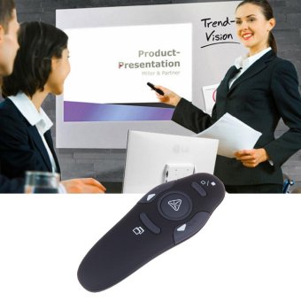 Aibot 2.4GHz Wireless Presenter Red Laser Pointers Pen USB Receiver RF Remote Control Page Turn PPT Powerpoint Presentation - intl