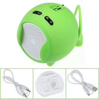Portable Wireless Bluetooth Handsfree Mic Super Bass Mini Speaker GN - intl