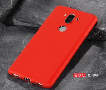 Frosted Phone Case For Huawei Mate9 Silicon TPU Phone Cover Mate 9 Case (Red) - intl