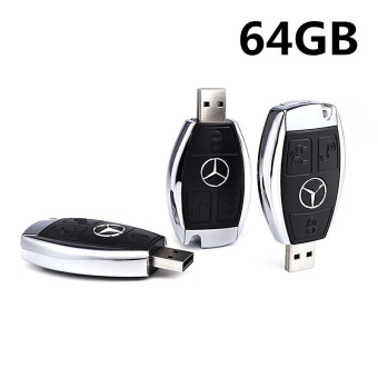 LCFU764 64GB USB Flash Drive Mercedes-Benz Pen Drive Pendrive Car Keys U Disk - intl