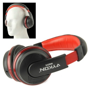 OEM Universal Stereo Headset with MIC (Black and Red)