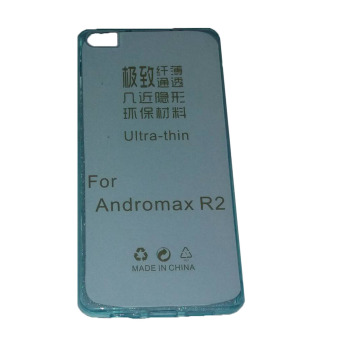 Ultrathin SoftCase Andromax R2 UltraFit Air Case / Jelly case / Soft Case / Transparant Case - Biru