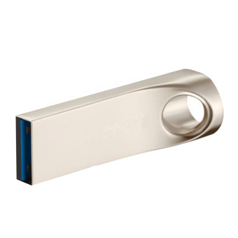 LCFU764 128 GB Flash Memori Tongkat Logam USB Drive Pena Jempol Imut U Kunci Cakram (Perak)