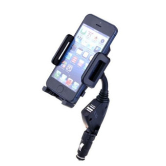 Phone Holder Car Cigarette Mount Holder for Smartphone / GPS / MP3 / MP4 Player - CH410 - Hitam