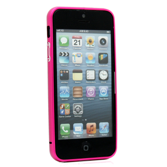 joyliveCY Protective Aluminum Metal Case for Apple Iphone 5 5S (Pink)
