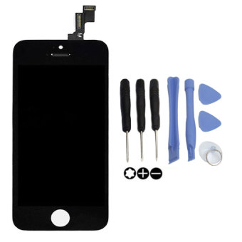 LCD Display + Touch Screen Replacement Glass Repair for iPhone 5S OEM -Black