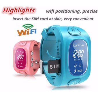 2Cool Kids Smart Watch Phone WiFi Position Anti Lose GPS Tracker Children Phone Call Kids GPS Watch - intl