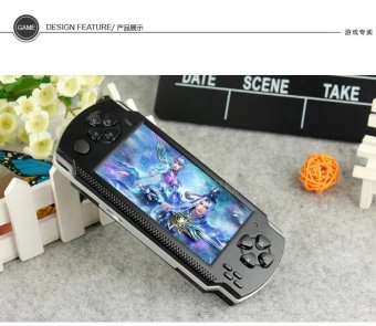 BLN 4.3 Inch Screen 8GB Memory Handheld Game MP4 MP5 Player Games Console 4000 Free Games Support Ebook/TV-out/video1.3 MP Camera (Black/8G) - intl