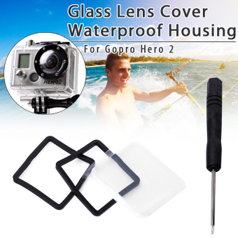 XCSource Kit Glass Lens Cover Waterproof Housing Case Lens forGopro Hero 3 Suptig OS055