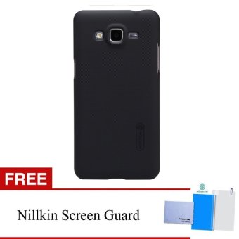 Nillkin For Samsung Galaxy Grand Prime Super Frosted Shield Hard Case Original - Hitam + Gratis Nillkin Screen Protector