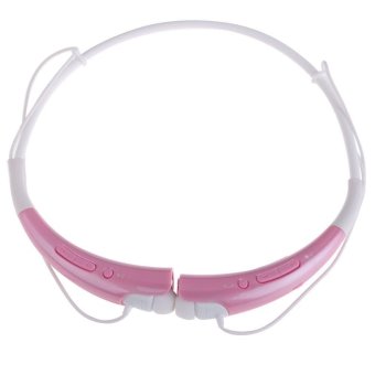 Best CT HBS-740 Vitality Wireless Bluetooth Fashion Sport Stereo Headset pink muda/putih
