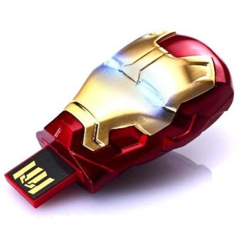 Blz USB Flashdisk Kepala Iron Man 2.0 - 8GB - Merah