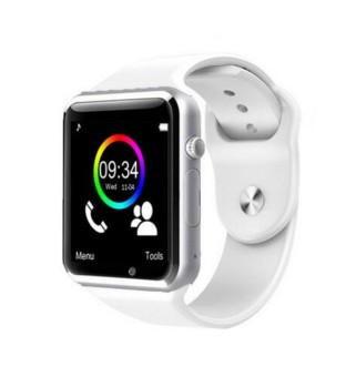 A1 Smartwatch 2016 A1 Smart Watch Bluetooth Smart Watch Waterproof Smart Watch For Iphone Android Cell phone 1.54 inch SIM Card (White)