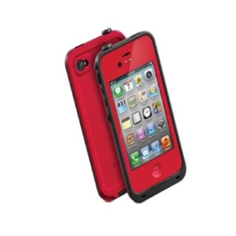 joyliveCY Protector Bumper Dirtproof Waterproof Shockproof Cover Case Plastic Hard For Apple Iphone 4 4S Red