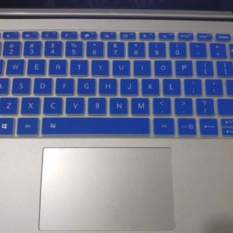 4Connect Silicon Keyboard Protector for XiaoMi Airbook 12.5 Inch Laptop - Blue