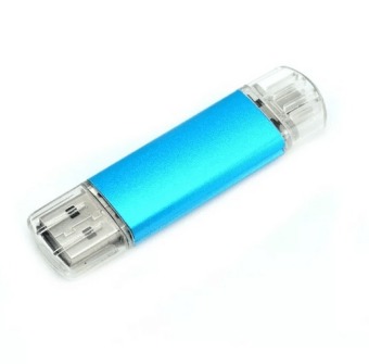 Usb Flash Drive 32GB Pendrive Smart Phone Pen Dive 32GB OTG Usb Stick External Storage Tablet PC Usb 2.0(blue)