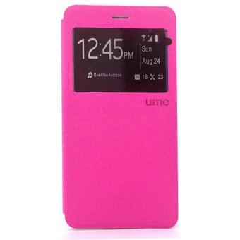 Ume Flip Cover Oppo R7 Lite - Pink