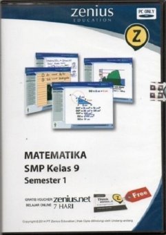 Zenius Set CD SMP Matematika kelas 9 semester 1