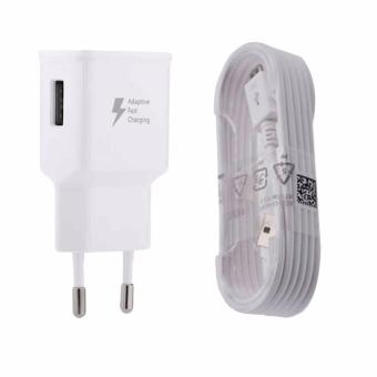 Samsung Fast Charger Tavel Charger 15W for Samsung S6 / S7 / Note 4/5 Original - Putih