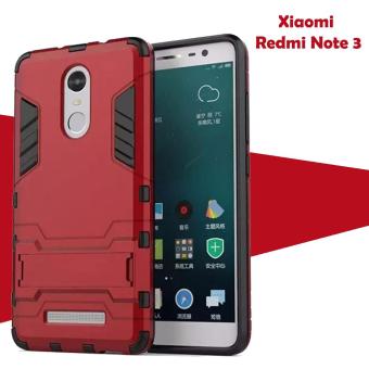 Case Iron Man for Xiaomi Redmi Note 3 Robot Transformer Ironman Limited - Merah