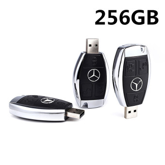 LCFU764 256GB USB Flash Drive Mercedes-Benz Pen Drive Pendrive Car Keys U Disk - intl
