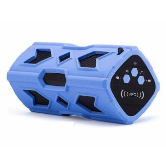 PT-390 Wireless Bluetooth Speaker NFC Waterproof Subwoofer (Blue)
