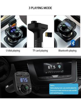 CocolMax Bluetooth Car Kit MP3 Player FM Transmitter Wireless Radio Adapter USB Charger - intl