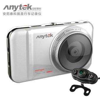 Anytek A1H Car DVR Rearview Mirror Dual Lens Novatek 1080P FHD Auto Camera Registrar Dash Cam DVRS Video Recorder Registrator - intl