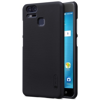Nillkin Super Frosted Shield with Screen Protector Matte Ultra Thin PC Hard Back Case Cover for Asus Zenfone 3 Zoom ZE553KL (Black) - intl