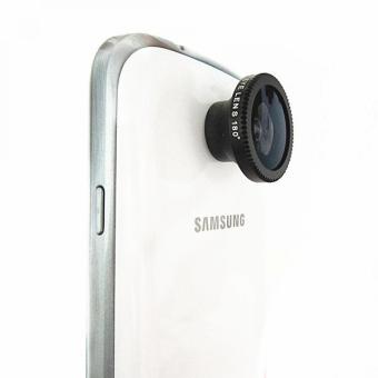 Lesung Universal 3 in 1 Fisheye Lens Kit for Mobile Phone - LX-M301 - Black