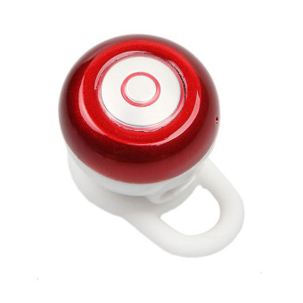 Mini6 Wireless Bluetooth Headphone In-Ear Handfree (Red)