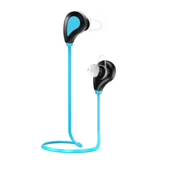 CHOETECH Sports Wireless Bluetooth Headphone Headset In-ear Earphones Mic Sweatproof Running Earbuds (Blue)