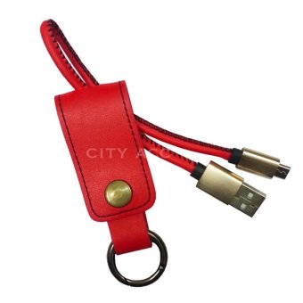 Kabel Charging Micro / Keychain Usb Kabel - Red