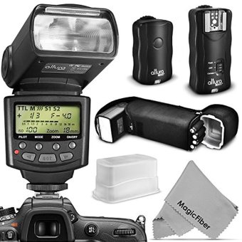 Altura Photo Professional Flash Kit for NIKON DSLR - Includes:I-TTL Flash (AP-N1001), Wireless Flash Trigger Set andAccessories/ship from USA / Flyingcoco