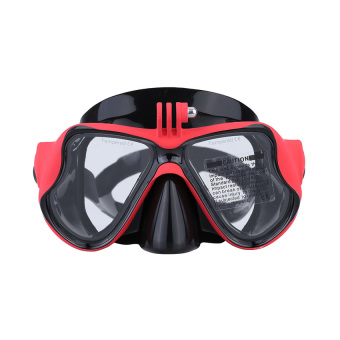 Snorkelling Scuba Diving Mask Goggles with Bracket Mount for GoProHero 4 3+ 3 2 1 SJCAM SJ4000 SJ5000 Dazzne P2 Xiaomi Yi SportsAction Camera - Intl