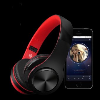 Aibot B3 Bluetooth Headphones Wireless Stereo Headset Headphone Headfone with Mic Support TF Card FM Radio for Smartphone PC - intl