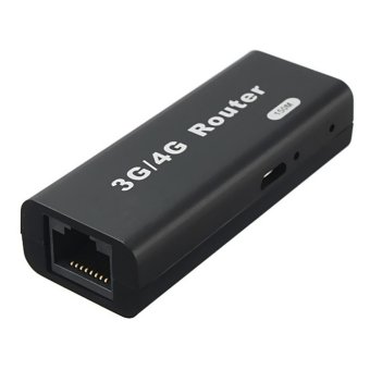 A5 Portable 3G/4G WiFi Hotspot 150Mbps RJ45 USB Router (Black) - intl