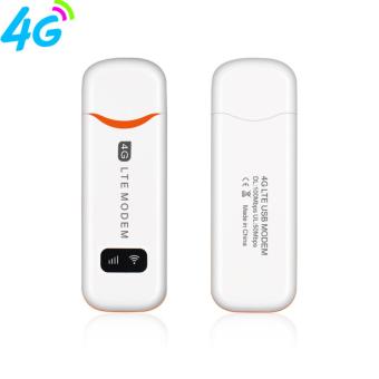 FLORA Portable 4G LTE Internet Wireless USB Modem USB Dongle B1 B3 Brand (white orange) - intl
