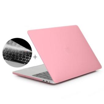 ENKAY Hat-Prince 2 In 1 Frosted Hard Shell Plastic Protective Case + US Version Ultra-thin TPU Keyboard Protector Cover For 2016 New MacBook Pro 13.3 Inch Without Touchbar (A1708) (Pink) - intl