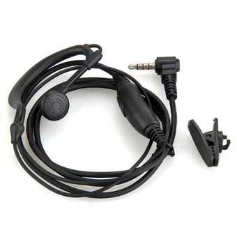 In-ear Imitated hook Headset Earphone Headphone for HYT Walkie Talkie Radio Black