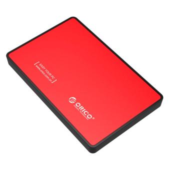 Orico 1-Bay 2.5 Inch External HDD Enclosure Sata 2 USB 3.0 - 2588US3-V1 - Red