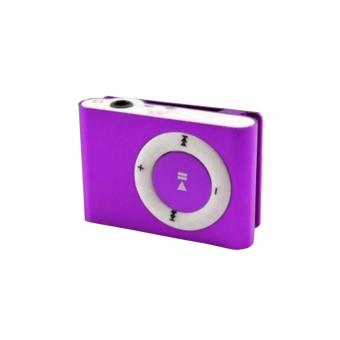 Aimons Mini MP3 Player MP3 Shuffle - Ungu