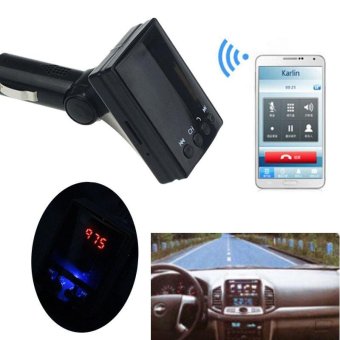 Wireless Bluetooth FM Transmitter USB Charger Modulator Car Kit MP3 Player - intl