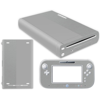 Bluesky Nintendo Wii U Skin NEW CARBON FIBER system skins faceplate decal mod (Intl)