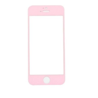 Tempered Glass Film Screen Protector For Iphone 5 5S 5C Pink - intl