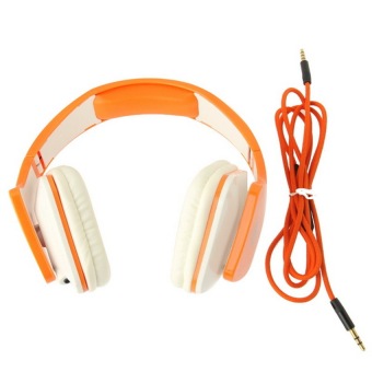OEM Universal Stereo Headset with MIC (Orange and White)