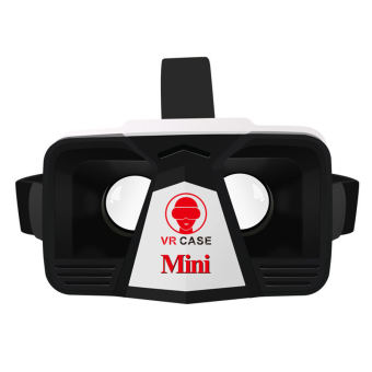 VR CASE MINI 3D Virtual Reality Glasses Movies Games VR BOX for 5.5-6.3 inch Smart Phone(White) - intl