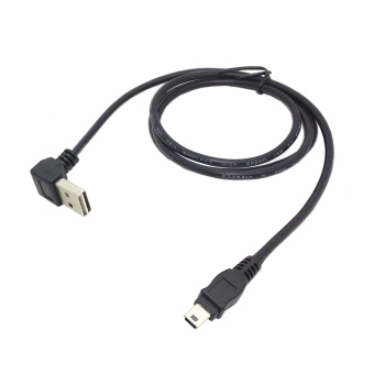 ChenYang 100cm Reversible Design Up & Down Angled 90 Degree USB 2.0 Male to Mini USB 5Pin Male Cable