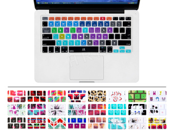 HRH Newest Ableton Live Shortcuts Hotkeys Silicone Keyboard cover keypad skin protective film for Macbook Pro Retina Air 13\" 15\" 17\" A1278 - Intl