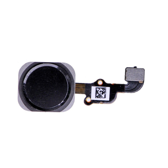 Touch ID Sensor Home Button Ribbon with Key Flex Cable Replacement Part for iPhone 6S (Black)